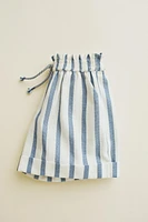 TIMELESZ - STRIPED DRAWSTRING SHORTS