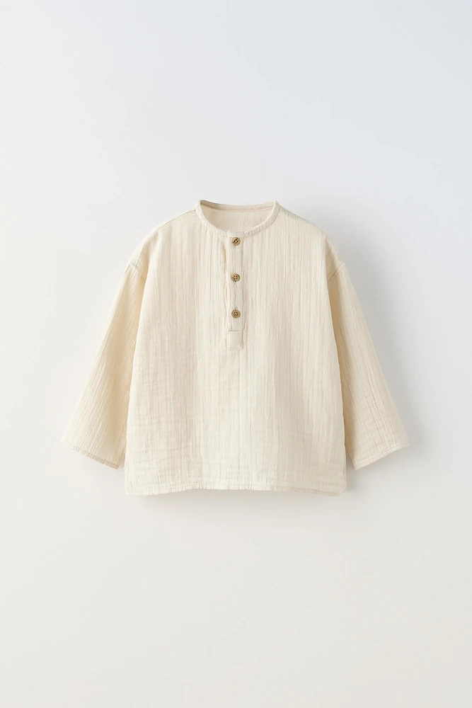 MUSLIN HENLEY SHIRT