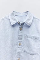 TEXTURED POCKET SHIRT