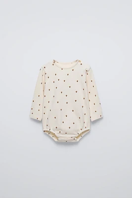 TOADSTOOL PRINT BODYSUIT