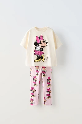 MINNIE MOUSE © DISNEY SWEATSHIRT AND LEGGINGS MATCHING SET