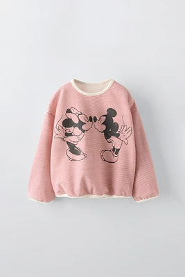 MICKEY AND MINNIE MOUSE © DISNEY STRIPED T-SHIRT