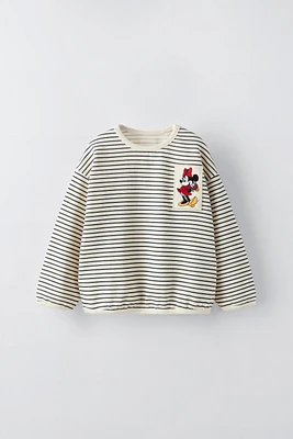 MICKEY AND MINNIE MOUSE © DISNEY STRIPED T-SHIRT