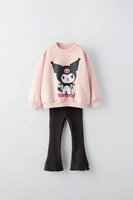 KUROMI © SANRIO SWEATSHIRT AND LEGGINGS MATCHING SET