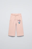 EMBROIDERED HELLO KITTY© CULOTTE PANTS ZW COLLECTION