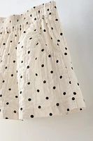 TEXTURED DOT SHORTS