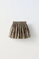 ANIMAL PRINT SKORT