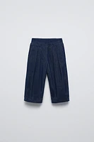 LINED FINE WALE CORDUROY PANTS