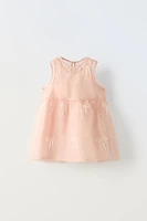 ORGANZA BOW DRESS