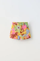 PRINTED SHORTS