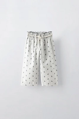 PRINTED DRAWSTRING PANTS