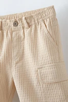 WAFFLE CARGO SHORTS