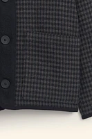 GINGHAM WOOL BLEND JACKET LIMITED EDITION