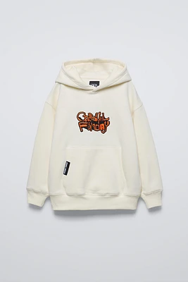 EMBROIDERED HOODED SWEATSHIRT