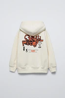 EMBROIDERED HOODED SWEATSHIRT