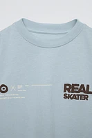 SKATER PRINT T-SHIRT