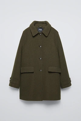 BUTTONED LONG COAT