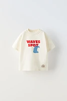 LABEL WAVE T-SHIRT