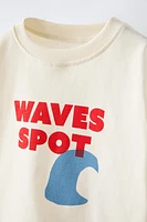 LABEL WAVE T-SHIRT