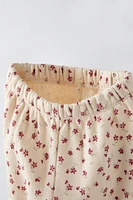 FLORAL PRINT PANTS