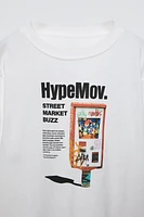 “STREET” PRINT T-SHIRT