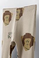 MONKEY PRINT LEGGINGS