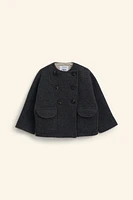 BUTTONED WOOL COAT LIMITED EDITION