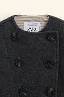 BUTTONED WOOL COAT LIMITED EDITION