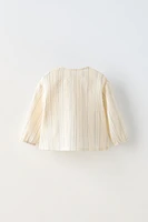 STRIPED MUSLIN SHIRT