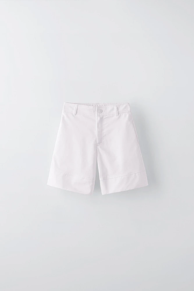 POPLIN SHORTS