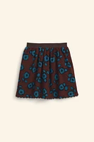 FLORAL PRINT MIDI SKIRT LIMITED EDITION