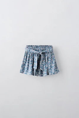 FLORAL SKORT