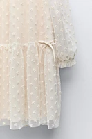 EMBROIDERED TULLE DRESS