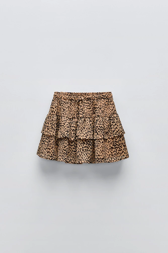 ANIMAL PRINT SKORT