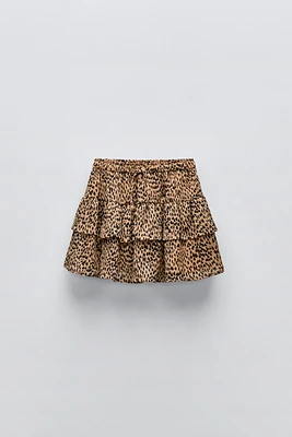 ANIMAL PRINT SKORT