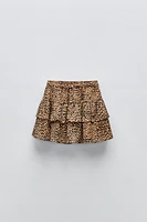 ANIMAL PRINT SKORT