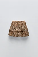 ANIMAL PRINT SKORT