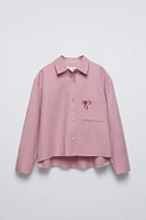 EMBROIDERED POCKET SHIRT