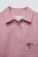 EMBROIDERED POCKET SHIRT