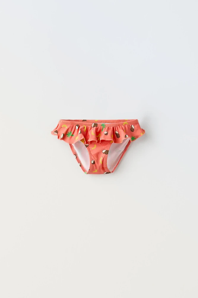 2-6 YEARS/ BEACH MOTIF SWIM BOTTOMS