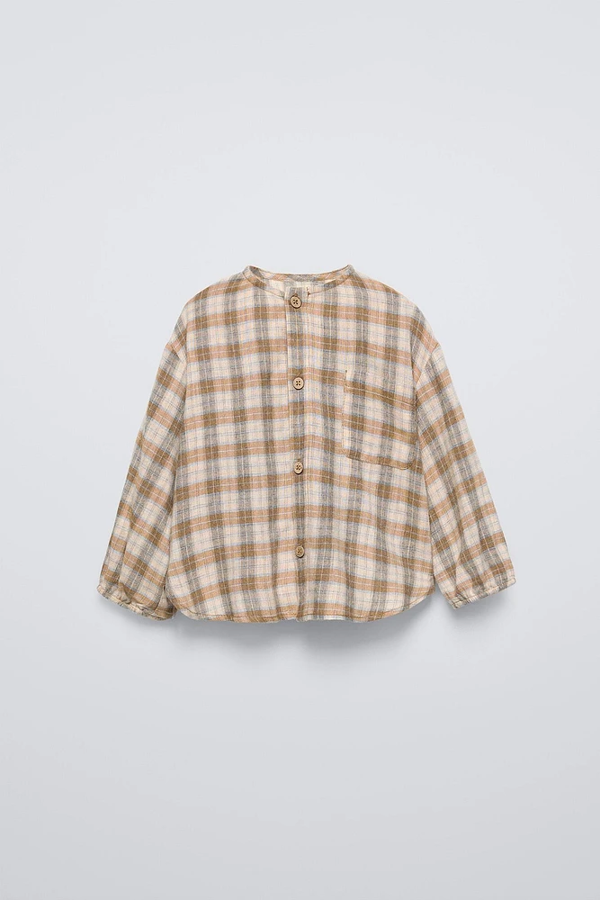 PLAID POCKET SHIRT