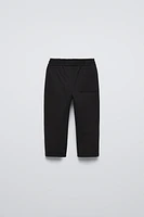 STRAIGHT FIT STRETCH PANTS