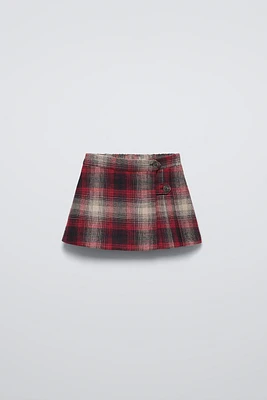 PLAID SKORT