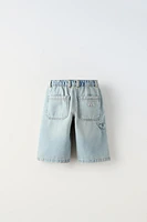 DENIM CARPENTER SHORTS