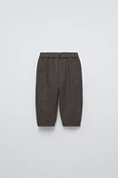 HERRINGBONE BAGGY PANTS