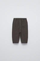 HERRINGBONE BAGGY PANTS