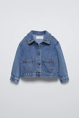 EMBROIDERED DENIM JACKET