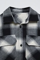 PLAID OVERSHIRT WITH POCKET