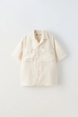 POCKET LINEN SHIRT