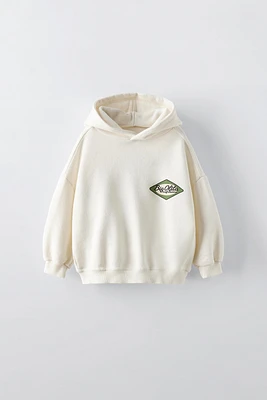 “BIG OLITA” PRINT HOODED SWEATSHIRT